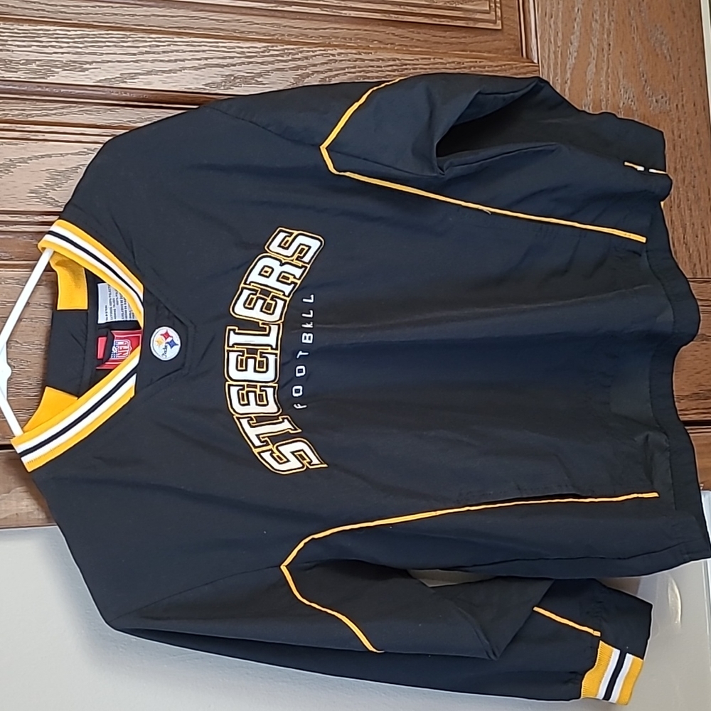 Youth Pittsburgh Steelers Pullover Windbreaker